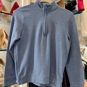 Vineyard Vines Blue Sweater Half Zip